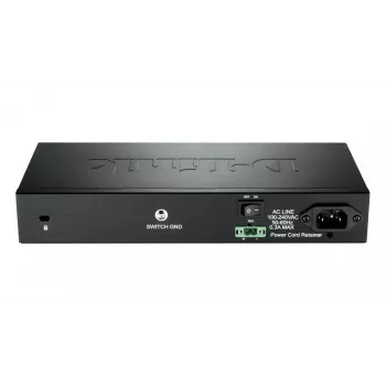 D-Link DGS-1210-10/ME/E išmanusis valdomas komutatorius (Smart Managed Switch), 8x Gigabit Ethernet, 2x SFP, tinkamas montuoti į stelažą