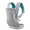 B-KIDS Infantino 4-in-1 keičiamas nešyklė kūdikiui, pilka, 3.6–14.5 kg, JPMA sertifikuota, su nuimamu Wonder Cover™ seiliniu