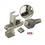 Techly 101911 RJ45 Cat6a 10G modulinis kištukas be įrankių, STP