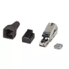 Techly 101911 RJ45 Cat6a 10G modulinis kištukas be įrankių, STP