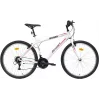 BIKE CITY MILANO 26 Baltas/Rožinis moteriškas miesto dviratis 6 pavarų Shimano