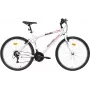 BIKE CITY MILANO 26 Baltas/Rožinis moteriškas miesto dviratis 6 pavarų Shimano