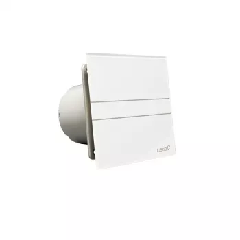 CATA E-100 G ašinis ventiliatorius 100 mm, 98 m³/h, baltas, IPX4, sienai/luboms