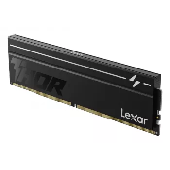 Lexar DDR5 THOR 2.0 32GB (2x16GB) 6000MHz CL40 RGB juodos spalvos darbalaukio atminties rinkinys