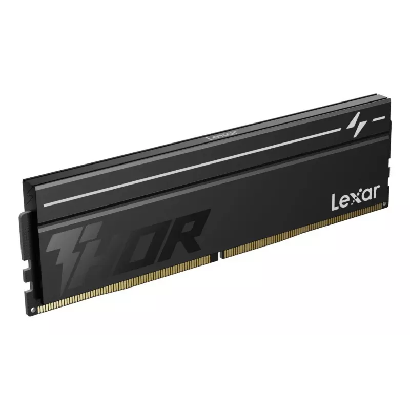 Lexar DDR5 THOR 2.0 32GB (2x16GB) 6000MHz CL40 RGB juodos spalvos darbalaukio atminties rinkinys