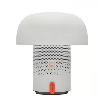 KOODUU Sensa Play nešiojama lempa su Bluetooth garsiakalbiu balta