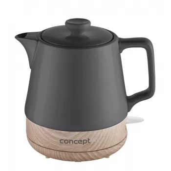 Concept RK0062 Keraminis elektrinis virdulys 1,2 l 1500 W gėlėtas baltas