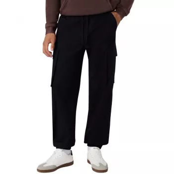 Champion Woven Cargo vyriškos kelnės, juodos, 221867 KK001 XL