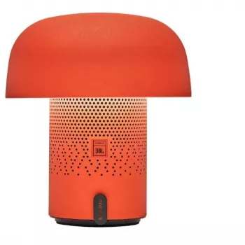 KOODUU Sensa Play nešiojamas Bluetooth garsiakalbis su RGB LED lempa, IPX4, TWS, USB-C, oranžinė