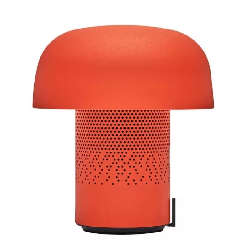 KOODUU Sensa Play nešiojamas Bluetooth garsiakalbis su RGB LED lempa, IPX4, TWS, USB-C, oranžinė
