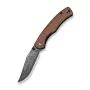 Civivi Clingman Damasko plieno ir guibourtia medienos sulankstomas peilis