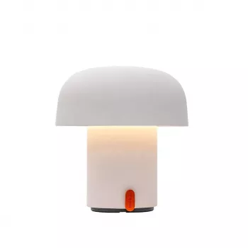 KOODUU SENSA įkraunamas LED stalinis šviestuvas Baltas - RGB + reguliuojama balta, 300 lm, Wi-Fi išmanus valdymas, 2000 mAh baterija