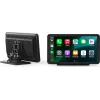 SENCOR SCT M760 BWT 7 colių 2DIN automobilinis radijas su CarPlay, Android Auto, Bluetooth ir galinės kameros įvestimi