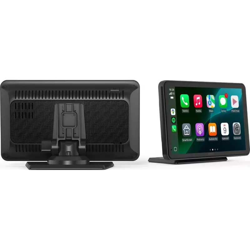 SENCOR SCT M760 BWT 7 colių 2DIN automobilinis radijas su CarPlay, Android Auto, Bluetooth ir galinės kameros įvestimi
