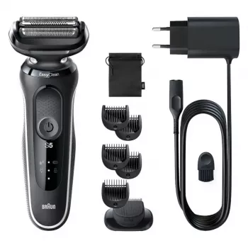 BRAUN Shaver Series 5 51-W1500s šlapio ir sauso skutimosi elektrinis skustuvas, juodas