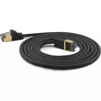 WANTEC 85444210 2 m maitinimo laidas su Euro kištuku į IEC C7, juodas