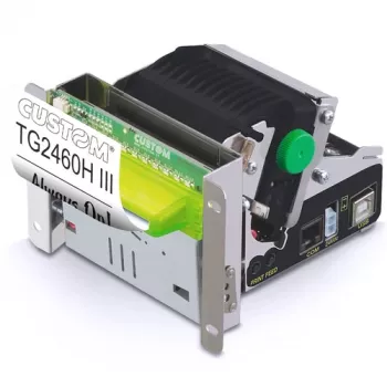 Custom TG2460HIII USB RS232 spausdintuvas su pjaustytuvu