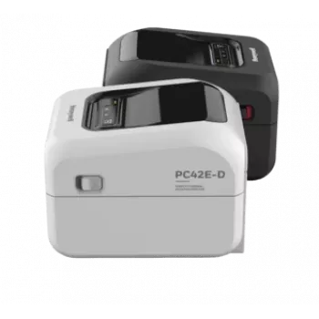 HONEYWELL PC42E-D tiesioginio terminio spausdinimo etikečių spausdintuvas, baltas, USB