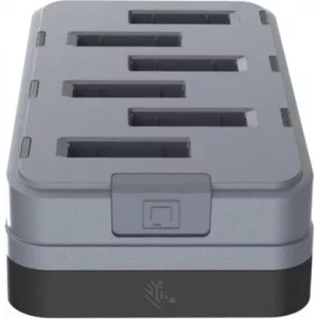 Zebra WS301 6 lizdų atsarginės baterijos įkroviklis, USB Type-C