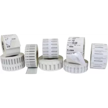 Zebra Z-Ultimate 2000T baltos RFID etiketės su lako danga 76,2x13,9 mm, 1500 vnt./ritinyje, 2 ritiniai dėžėje