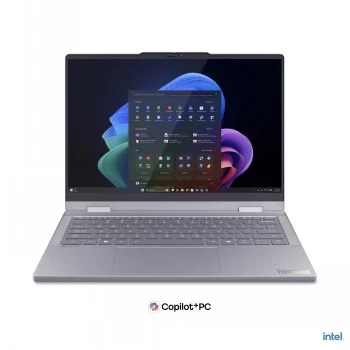 Lenovo ThinkBook 14 2-in-1 G6 14 colių WUXGA lietimui jautrus konvertuojamas nešiojamasis kompiuteris - AMD Ryzen 5, 16GB RAM, 512GB SSD, Windows 11 Pro, švedų klaviatūra