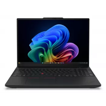 Lenovo ThinkPad T16 Gen 5 Core™ Ultra 7 355 512GB SSD 16GB 16 colių (1920x1200) WIN11 Pro juodos spalvos, su apšviečiama klaviatūra ir pirštų atspaudų skaitytuvu. 1 metų garantija