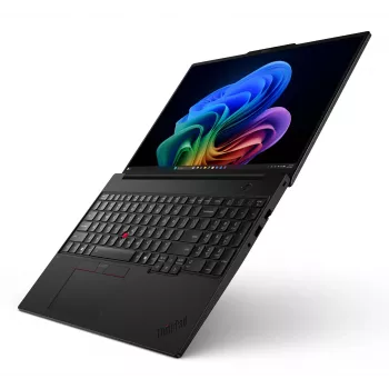 Lenovo ThinkPad T16 Gen 5 Core™ Ultra 7 355 512GB SSD 16GB 16 colių (1920x1200) WIN11 Pro juodos spalvos, su apšviečiama klaviatūra ir pirštų atspaudų skaitytuvu. 1 metų garantija
