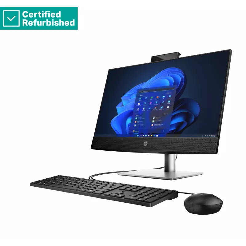 HP Pro 440 G9 23,8 colio All-in-One kompiuteris - i7-13700T, 16GB, 512GB SSD, FHD Non-Touch AG, aukščio reguliavimas, USB pelė, Win 11 Pro, atnaujintas (885M5EAR#ABU)