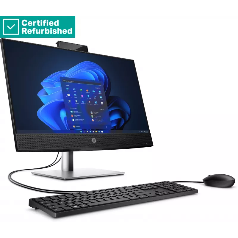 HP Pro 440 G9 23,8 colio All-in-One kompiuteris - i7-13700T, 16GB, 512GB SSD, FHD ne liečiamas ekranas, reguliuojamas aukštis, USB pelė, Win 11 Pro, atnaujintas (937G5EAR#ABD)