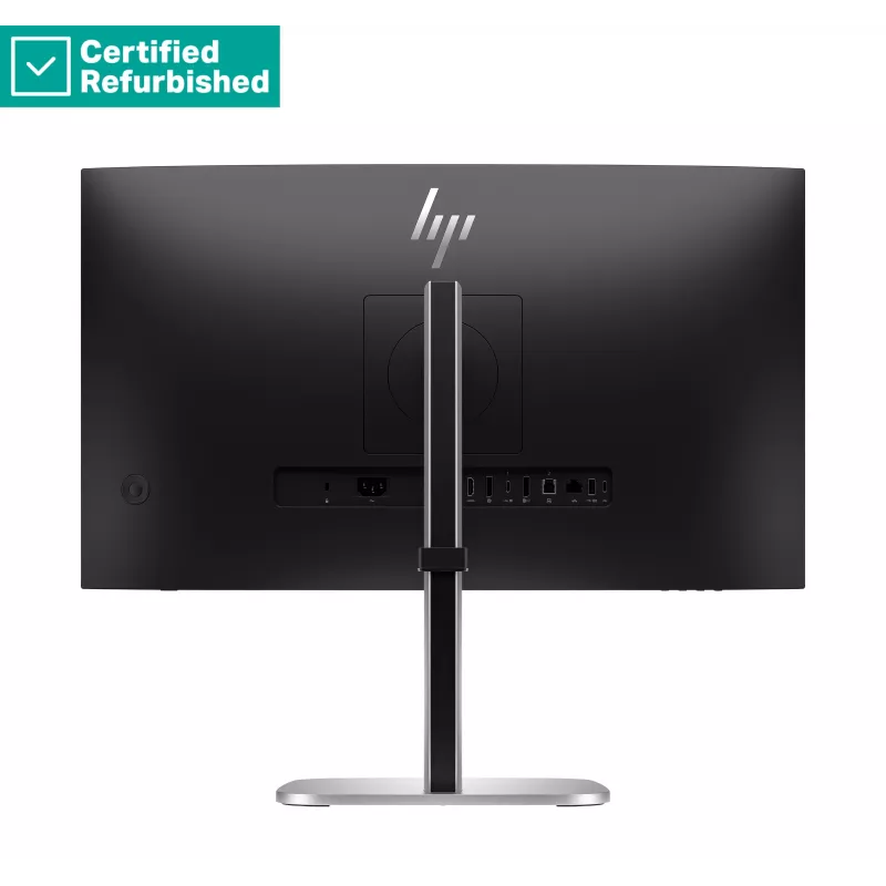 HP Renew 527pm Series 5 Pro 27 colių QHD konferencinis monitorius - 2560x1440, IPS, 100Hz, USB-C (100W/15W), HDMI/DP Daisy-Chain, 3x USB-A, garsiakalbiai, webcam, RJ-45 LAN, aukščio reguliavimas/pakreipimas/pasukimas/pivot, 1 metų garantija (pakeičia E27m