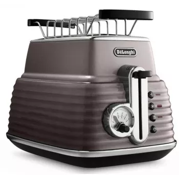 De'Longhi Scultura CTZ2103BG 2 skiltelių skrudintuvas, 900 W, šampano aukso spalvos