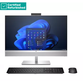 HP Elite 870 G9 27 colių All-in-One kompiuteris - i7-14700, 32GB, 1TB SSD, Windows 11 Pro, atnaujintas (99A42ETR#ABZ)