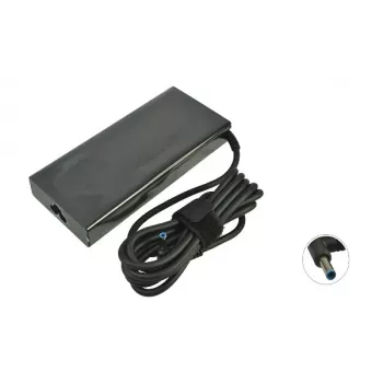 2-POWER 45W kintamosios srovės adapteris su maitinimo laidu, skirtas HP nešiojamiesiems kompiuteriams - 19,5V 2,31A, 4,5x3,0mm mėlynas antgalis, UK kištukas