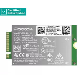 RENEW GOLD HP 4G LTE Modem m.2 WWAN Cat 16 L860-GL-16 mobiliojo ryšio modulis (suderinamas su WWAN-ready EliteBook 630 640 645 660 830 840 860 1040 G11, x360 G11, ProBook 440 460 465 G11, ZBook Firefly Fury Power 14 16 G11 G11A)