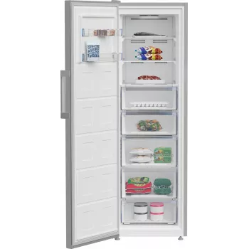 BEKO B3RMFNE314XB vertikalus šaldiklis, 286L, nerūdijančio plieno spalvos (Inox)