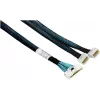 Supermicro CBL-MCIO-1255L4Y MCIO x8 į 2 SlimSAS LP x4 kabelis, 55 cm