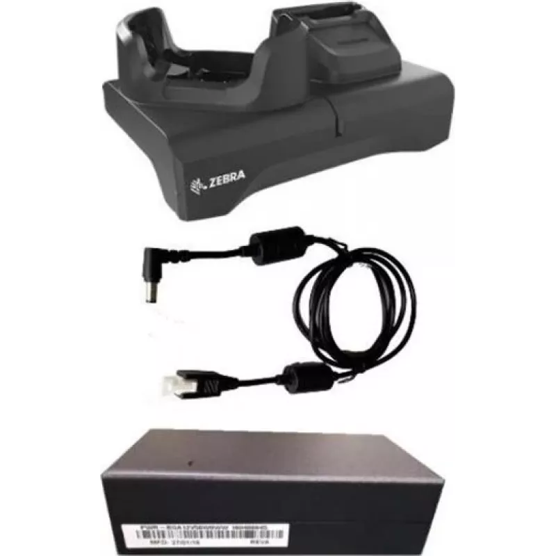 Zebra CRD-NGTC5B-2SE1B įkrovimo lopšio rinkinys su atsargine baterija ir USB ryšiu