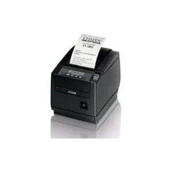 Citizen CT-S801II kvitų spausdintuvas, terminis tiesioginis, 300 mm/s, 203 dpi, 80 mm, automatinis pjaustytuvas, USB/Serial/Ethernet, juodas