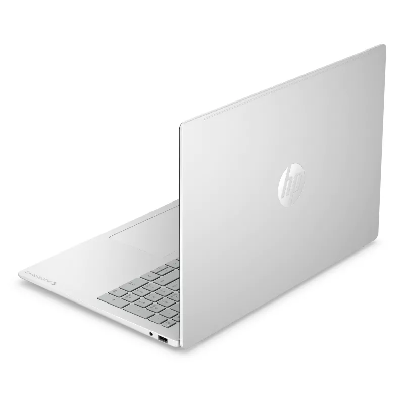 HP OmniBook 5 16-bn0006nyx 16,0 colio 3K OLED nešiojamas kompiuteris - Intel Core 5 120U, 16GB LPDDR5X, 1TB SSD, Glacier Silver