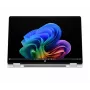 HP OmniBook 5 Flip NG AI 14-km0001nnx - Ultra 7 355, 32GB LPDDR5X 7467 atmintis, 512GB SSD, liečiamas 14,0 colio 2K (1920x1200) OLED ekranas, Glacier Silver su AI logotipu - 5MP IR TNR, be 65W AC adapterio, Win 11 Home, 1 metų garantija