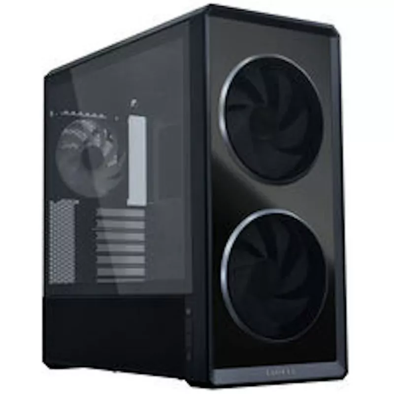 Lian Li LANCOOL 217 INF korpuso rinkinys su HydroShift II LCD-S 360TL AIO ir 3x UNI FAN SL-INF 120 Reverse Blade ventiliatoriais - juoda