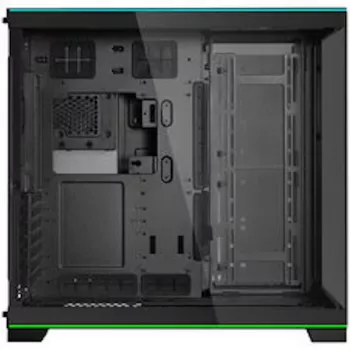 Lian Li O11D EVO RGB korpuso rinkinys su HydroShift II LCD-S 360TL AiO, 6x UNI FAN SL-INF 120 Reverse Blade ventiliatoriais ir UNI HUB SL-INF - juodas