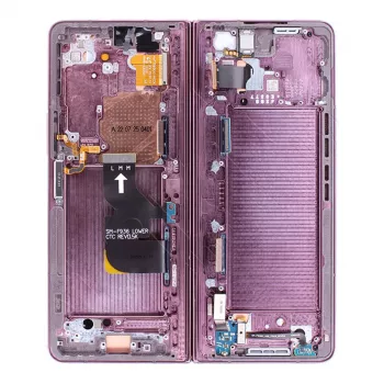 Galaxy Z Fold4 LCD - Touch - Priekinis dangtelis Burgundijos