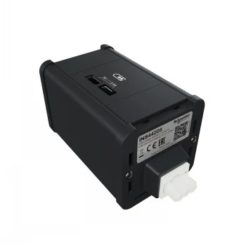 Schneider Electric Unica System+ modulis su USB-A ir USB-C jungtimis, antracito spalvos
