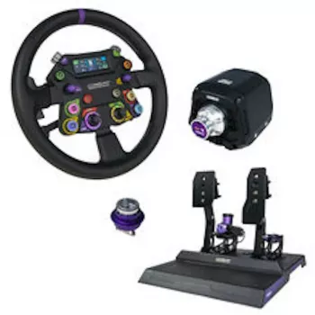 Conspit Ready to Race Bundle (8Nm) – tiesioginės pavaros lenktynių rinkinys su vairu ir pedalais