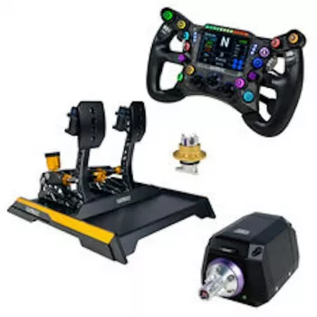 Conspit GABU-865 Advanced Bundle (20Nm) – tiesioginės pavaros lenktynių rinkinys su vairu ir pedalais