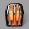 Philips Viva Collection skrudintuvas HD2637/90 su papildomai plačiais angomis ir bandelių šildytuvu, juodas (pažeista pakuotė)