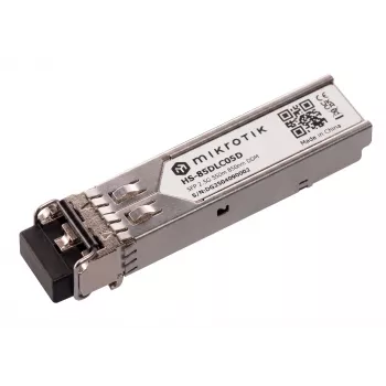 MikroTik HS-85DLC05D SFP tinklo siųstuvas-imtuvas - 1.25Gbps, 850nm, daugiamodis, LC