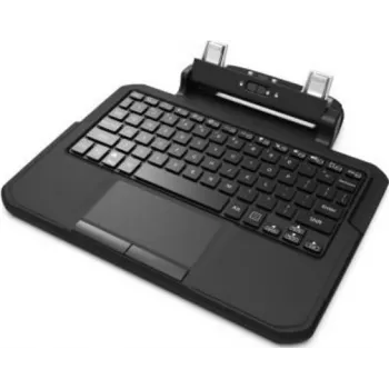 Zebra 2-in-1 klaviatūra su jutikliniu kilimėliu, apšvietimu - ET6x planšetėms