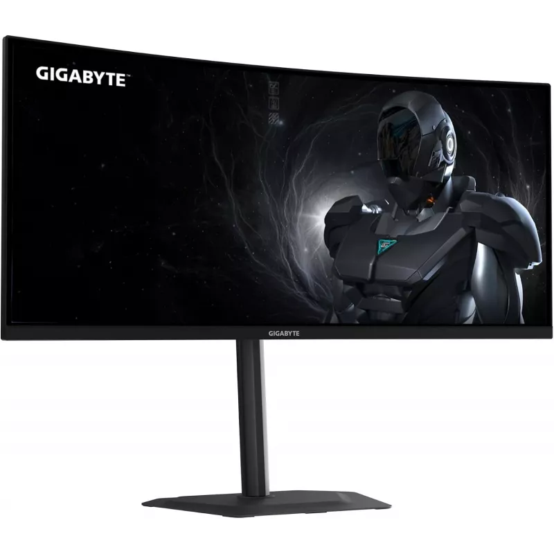 Monitorius Gigabyte GS34WQCA 34 colių lenktas VA ekranas, UWQHD, 144Hz, 1ms MPRT, FreeSync Premium, HDR Ready (atnaujinta prekė)